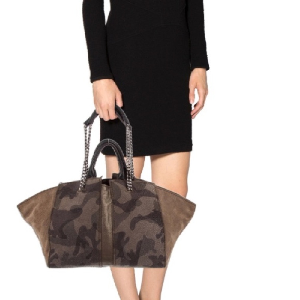 Ramy Brook camouflage leather purse